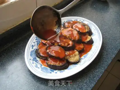 Make Frozen eggplant box step 15