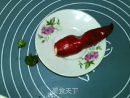 Make Paprika cucumber pineapple step 5