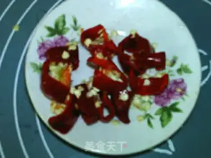 Make Paprika cucumber pineapple step 6