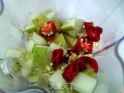 Make Paprika cucumber pineapple step 10