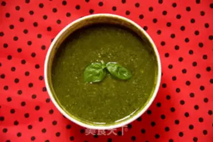 Make Italian green sauce with wings step 2
