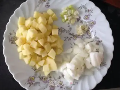 Make Bacon potato soup step 0