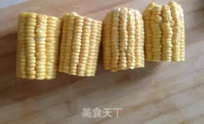 Make Cream corn sticks step 1