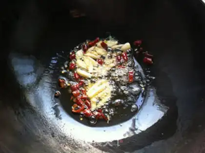 Make Black bean sprouts step 3