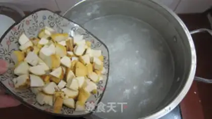 Make Chestnut mountain porridge step 5