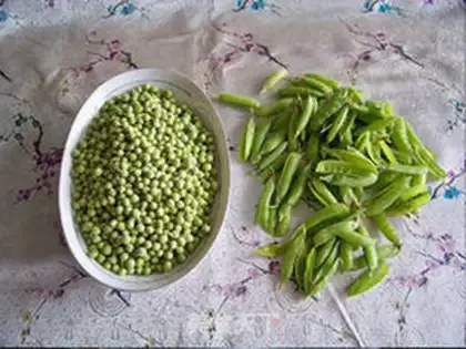 Make Peas fried meat step 0