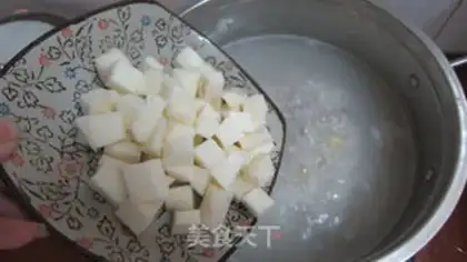 Make Chestnut mountain porridge step 6