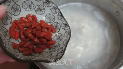 Make Chestnut mountain porridge step 7