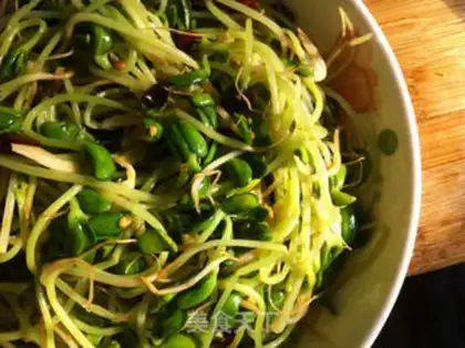 Make Black bean sprouts step 5