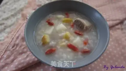 Make Chestnut mountain porridge step 8