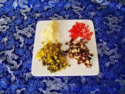 Make Peas fried meat step 2