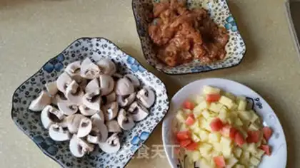 Make Curry chicken potatoes step 1
