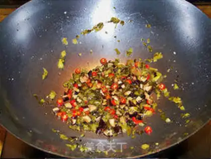 Make Peas fried meat step 4
