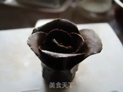 Make Chocolate roses step 11