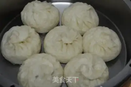 Make Homemade meat buns step 19
