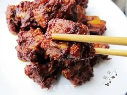 Make Fried tomato ribs step 9