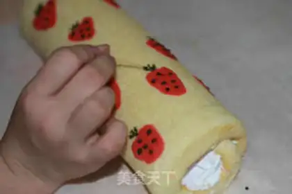 Make Strawberry rolls step 16