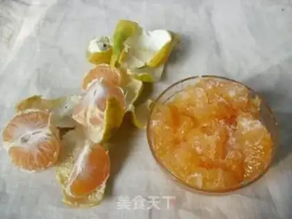 Make Pine meringue orange soup step 1