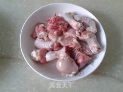 Make Red chicken legs step 1