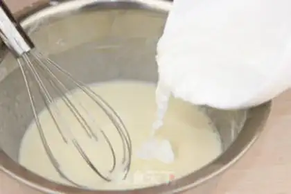 Make Apple pudding cake step 4