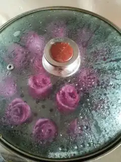 Make The potato roses step 7