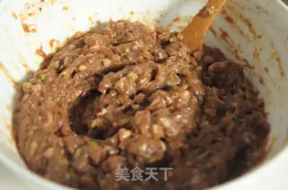 Make Pork-faced meatballs step 5
