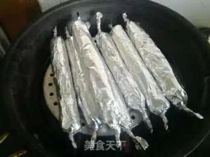 Make Homemade ham sausages step 7