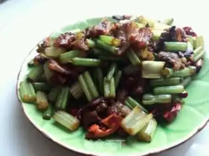 Make The celery is made of meat step 5
