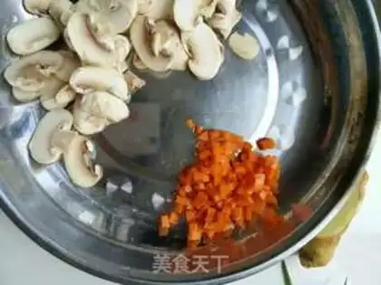 Make Creamed mushrooms step 1
