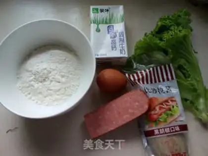 Make Milk omelet step 1
