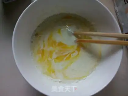 Make Milk omelet step 2