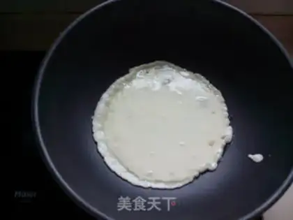 Make Milk omelet step 4