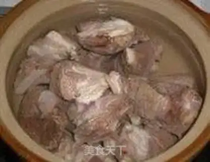 Make Lamb radish soup step 1