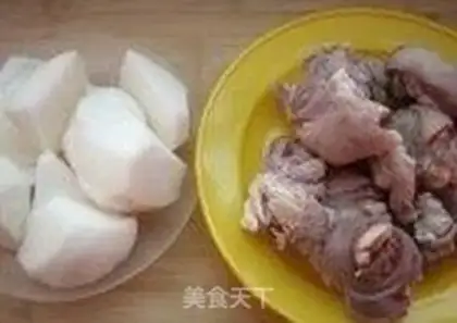 Make Lamb radish soup step 2