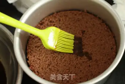 Make Chocolate mousse cake step 14