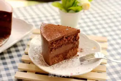 Make Chocolate mousse cake step 17