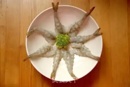 Make Cheese-tailed shrimp step 0