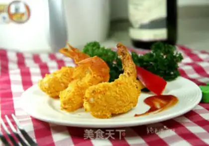 Make Cheese-tailed shrimp step 5
