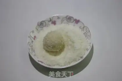 Make Coconut ball step 5