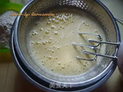 Make Double sponge cake step 2