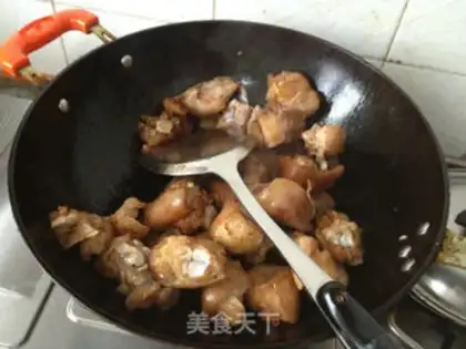 Make Red burning pig hoof step 7