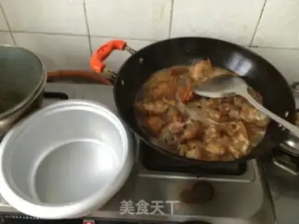 Make Red burning pig hoof step 8