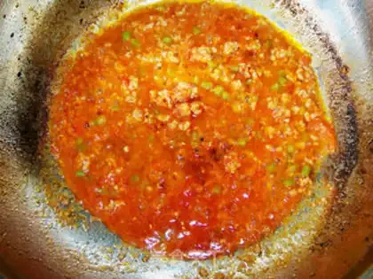 Make Hunan spicy Italy. Noodles step 6