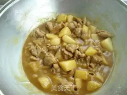 Make Curry chicken step 6