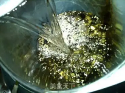 Make Black and white sesame soybean step 5