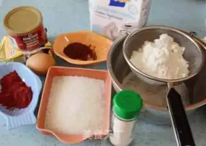 Make Red velvet wedding cake step 0