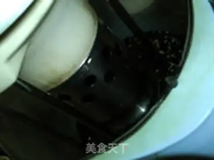 Make Black and white sesame soybean step 7