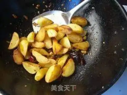 Make Shrimp potatoes step 8