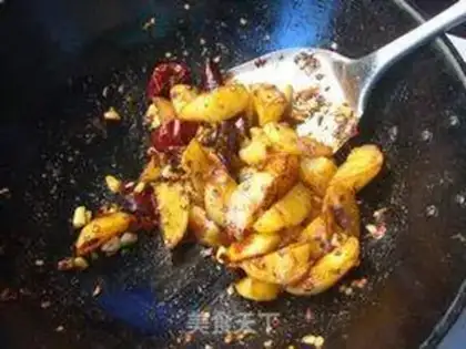 Make Shrimp potatoes step 9