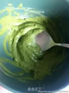 Make Green tea-like cream step 0